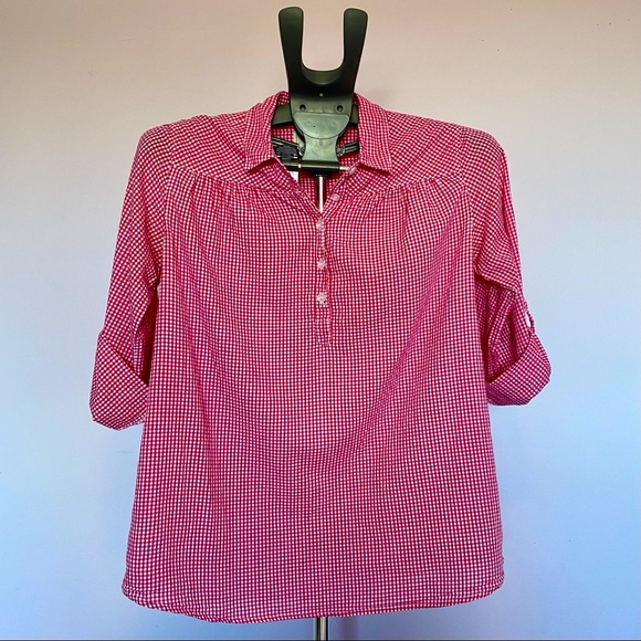 Roots | Gingham blouse - Picture 1 of 5